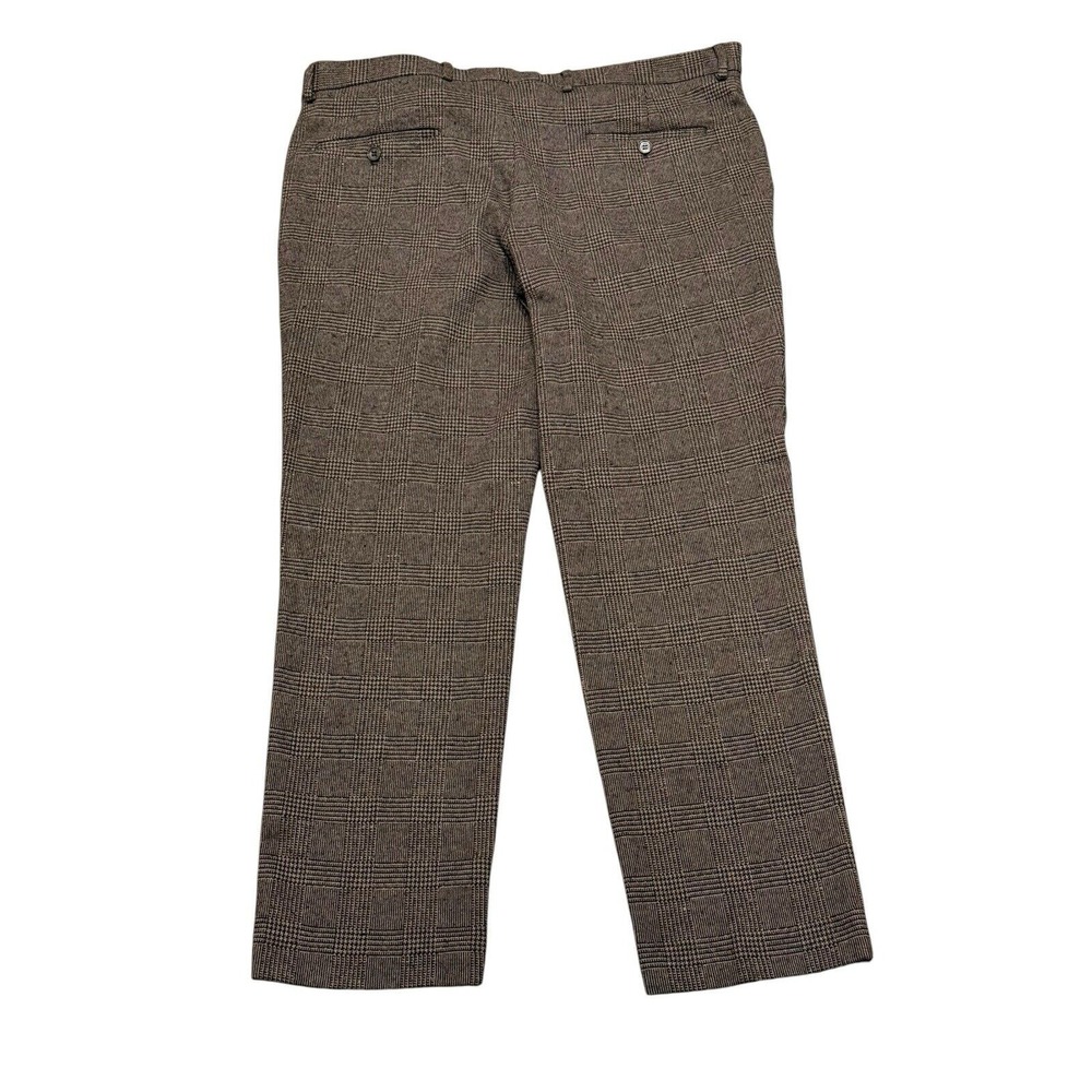 Men's TruClothing Vintage Collection 46R Blazer 40R Pants Brown & Black Preowned - Picture 7 of 12